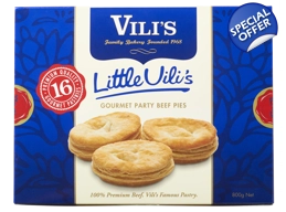Vili's Gourmet Party Pies - 16 Pcs/Box