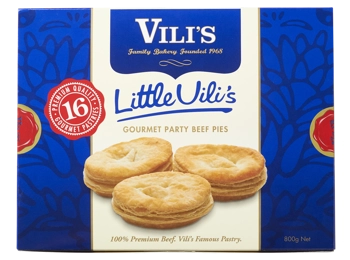 Vili's Gourmet Party Pies - 16 Pcs/Box