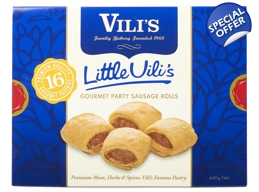 Vili's Gourmet Party Sausage Rolls - 16Pcs/Box