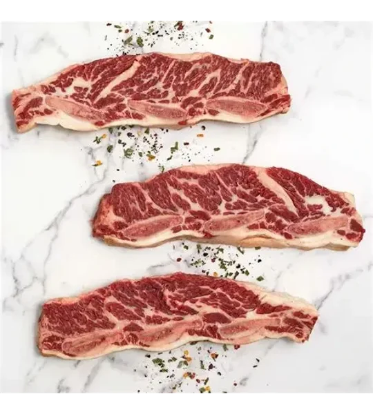 USDA Prime Bone-In Short Ribs – 3 Pieces (Approx. 400g)