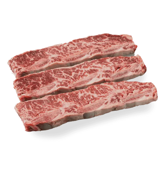 USDA Prime Bone-In Short Ribs – 3 Pieces (Approx. 400g)
