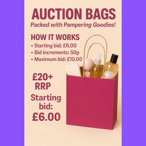 ✨ Auction Bags – Packed with Pampering Goodies! ✨