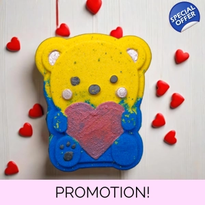 Bear with Heart Bath Bomb