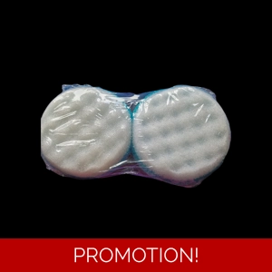 Exfoliating Round Sponge x2
