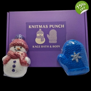 Knitmas Punch Bath Bomb Gift Set