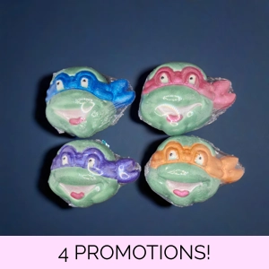 Martial Arts Turtles Bath Bomb