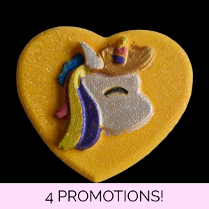 Unicorn Heart Bath Bomb