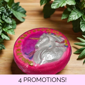Unicorn Round Bath Bomb