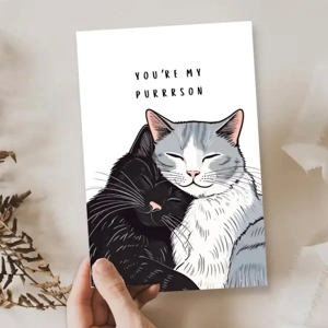 You’re my Purrrson Cute cat Valentines greetings card You’re my Purrrson Cute cat Valentines greetings card