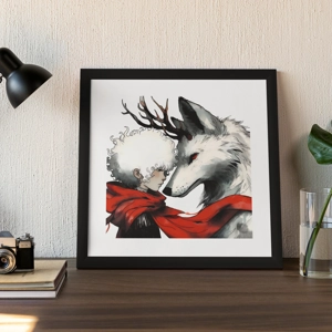 Alba and Neva - Original Artwork (21cm x 21cm) - Neva fan ..