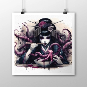 Odorigui Revenge: Original Octopus Tentacle Horror Manga G..