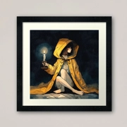 Six nightmares Art - Popular Indie Game Fan Watercolour Manga Little Print 21cm x 21cm