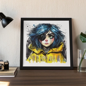 Coraline - Button Eyes Creepy Other Mother Watercolour Ma..