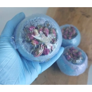 Large Luxury Bath Bomb with Rose Petals