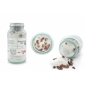 Luxury Relax Bath 3 Salts with Rose Petals & Essential Oils