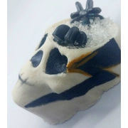 MISS U NOT SKULL BATH BOMB with EPSOM SALTS + MINI SOAPS