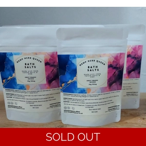 CBD Soaking Salts  Infused with Sweet Orange Essential