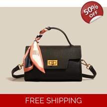 Genuine Leather Handbag Office Lady Hand-held Bag, Single Shoulder Bag, Women Crossbody Bag for Gift