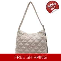 Crossbody Large Capacity Bag for Women Casual Versatile Lightweight Single Shoulder Tote Bag Cotton