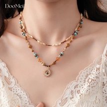 Bohemian Vintage Layered Nec..