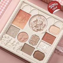 Cheerflor Angel Relief Eye Shadow Blush Highlighter Nose Shadow 4 in 1, Korean Style Cosmetics