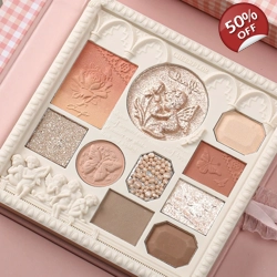 Cheerflor Angel Relief Eye Shadow Blush Highlighter Nose Shadow 4 in 1, Korean..