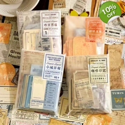 Yanji Big Material Pack, Chapters of Time Series, Retro DIY Handmade Material ..