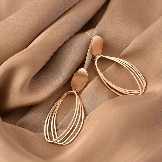 Additional Image for French Style Round Face Earring for Women, Elegant New Light Luxury Pure Silver Ear Accessories