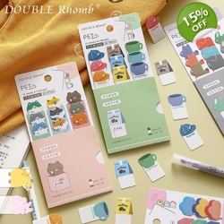 Cartoon PET Index Sticker, High Aesthetic Waterproof File Label Sticker, High ..