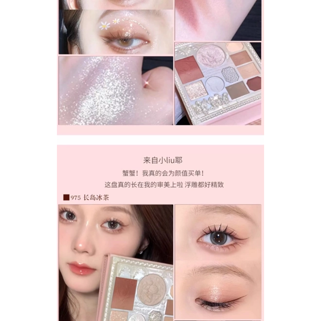 Additional Image for Cheerflor Angel Relief Eye Shadow Blush Highlighter Nose Shadow 4 in 1, Korean Style Cosmetics