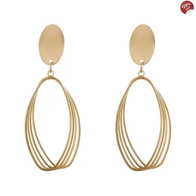 product Image for French Style Round Face Earring for Women, Elegant New Light Luxury Pure Silver Ear Accessories