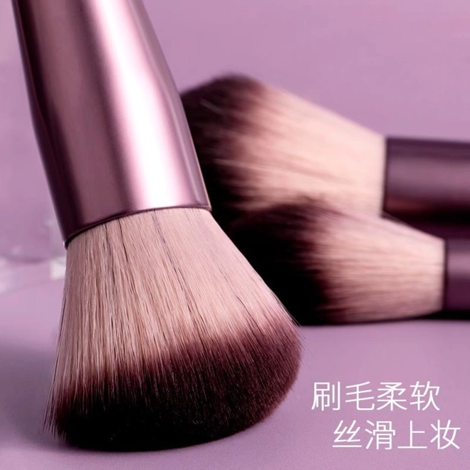 Additional Image for 12 Pieces Makeup Brush Set, Super Soft Bristles, Eyeshadow, Loose Powder, Contouring Brush, Beginner