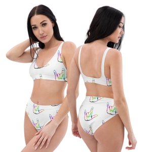 April Love Recycled High Waisted Bikini