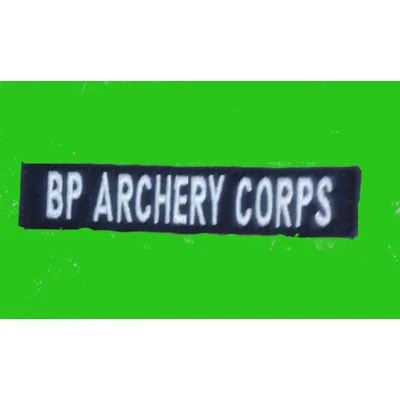 BP ARCHERY CORPS TAG