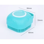 Portable Pet Bath Brushes Massage Shampoo Dispenser