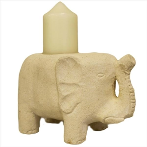 Hand carved Sandstone Candle holder
