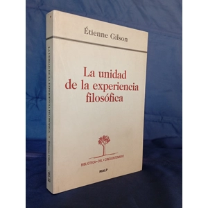 LA UNIDAD DE LA EXPERIENCIA FILOSOFICA