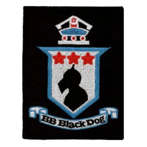 BB Blackdog patches, fabric, iron or sew on...