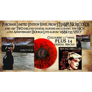 New Jacobin Club - Soldiers of the Mark Transparent Red Vinyl with Black Splatters