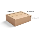 10"x8"x6" Single Wall Cardboard Boxes 254 x 203 x 152mm 10"x8"x6" Single Wall Cardboard Boxes 254 x 203 x 152mm