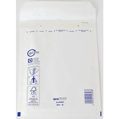 Arofol® 180mm x 265mm W4 / D Bubble Lined Padded Envelope Postal Bags Arofol® 180mm x 265mm W4 / D Bubble Lined Padded Envelope Postal Bags