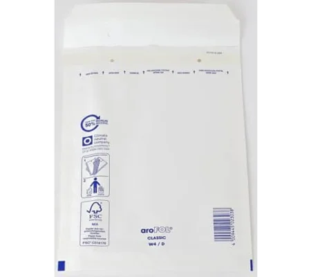Arofol® 180mm x 265mm W4 / D Bubble Lined Padded Envelope Postal Bags