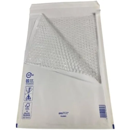 Arofol® 350mm x 470mm W10 / 10 Bubble Lined Padded Envelope Postal Bags