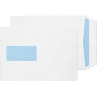 C5 / A5 White Mailing Envelopes with Window Self Seal 90gsm 229 x 162mm