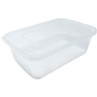 500ml Microwave Containers With Lids - Food Takeaway Etc