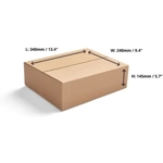 13.5"x9.5"x5.7" Single Wall Cardboard Boxes 342 x 242 x 145mm 13.5"x9.5"x5.7" Single Wall Cardboard Boxes 342 x 242 x 145mm