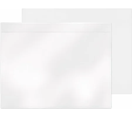 A5 Plain Document Enclosed Wallets Plain Peel & Seal Clear Plastic Envelopes
