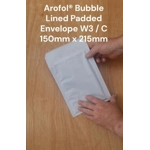 Arofol® 150mm x 215mm W3 / C Bubble Lined Padded Envelope Postal Bags
