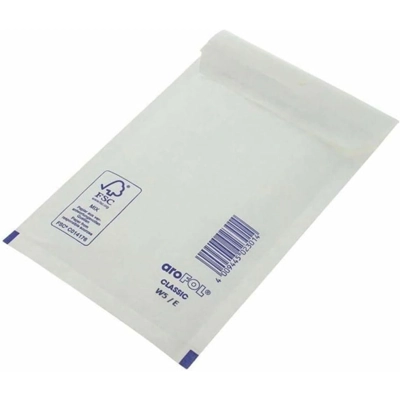 Arofol® 220mm x 265mm W5 / E Bubble Lined Padded Envelope Postal Bags Arofol® 220mm x 265mm W5 / E Bubble Lined Padded Envelope Postal Bags
