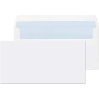 DL White Mailing Envelopes Self Seal 80gsm 110 x 220mm